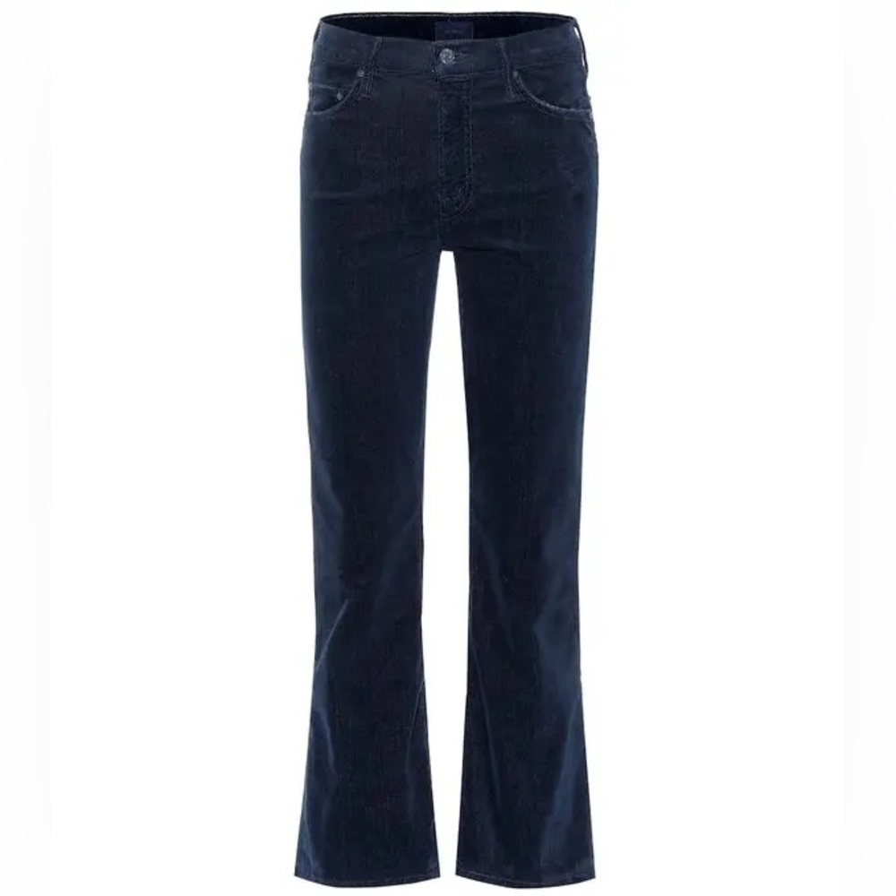 MOTHER The Outsider crop navy blue corduroy size 27